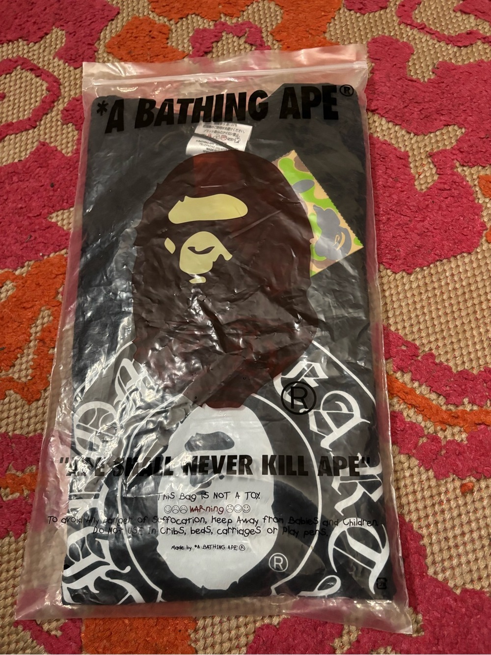 Black Graphic bape Tee